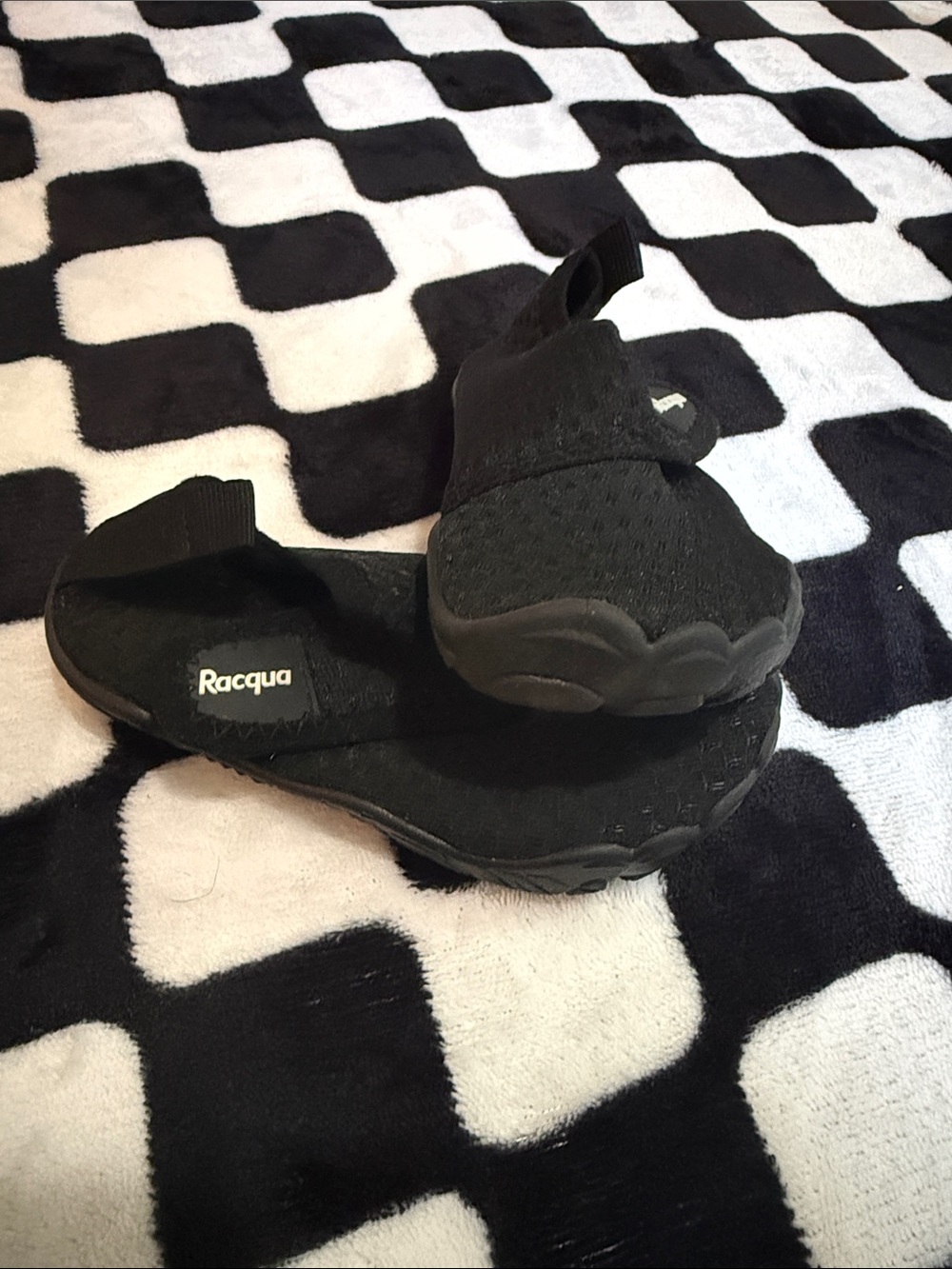 Black Slip-On Water Shoes - Lightweight Aquatic Sneakers
